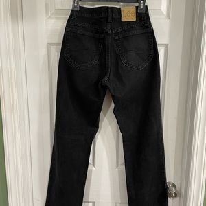 Lee black dad jeans